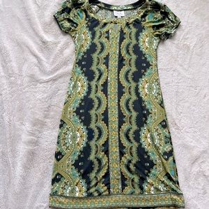 Anthro Boho Beaded Dress